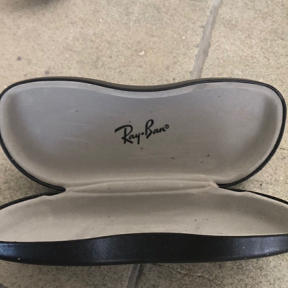 Ray-Ban Black Hard sunglass case.